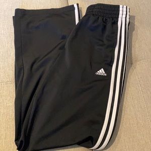 Adidas open leg sweatpants